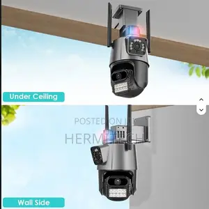PTZ Icsee 9mp Triple Lens 8x Digital Zoom Cmos Wifi Home Security