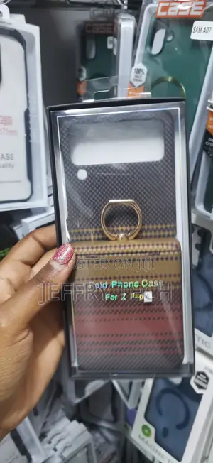 Quikbee for Samsung Galaxy Z Flip 4 Case, Carbon Fiber Case