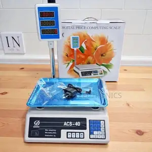 Efficient and Convenient Acs 40 Led Battery Digital Weighing Scale