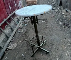 Rusty Gold Powder-Coated Bar Table