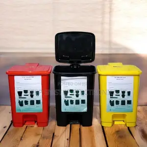 Home 30l Pedal Bin With Ergonomic Pedal Design Non-Slip Bottom