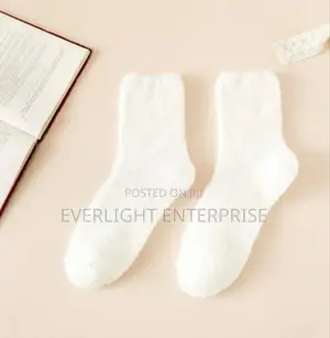 Thickened Fleece Coral Socks