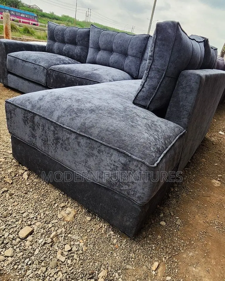 Grey L Shaped Sofa