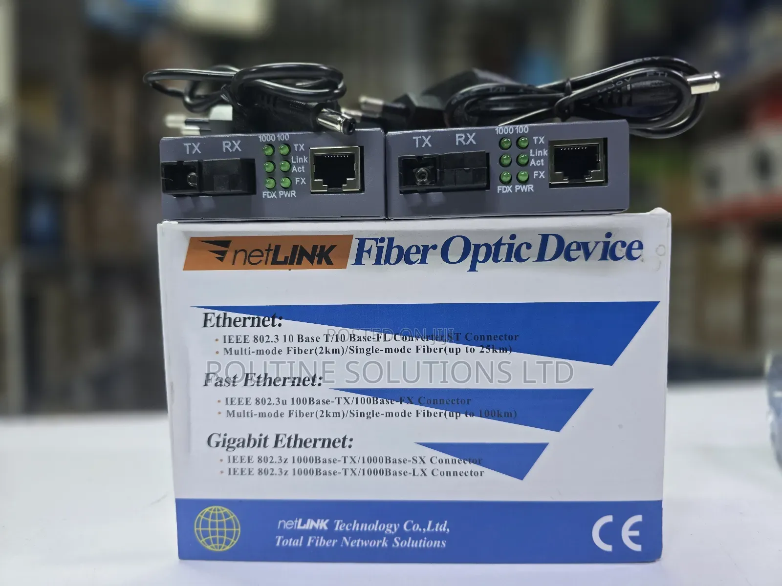 Fiber Netlink Media Converter 1000base