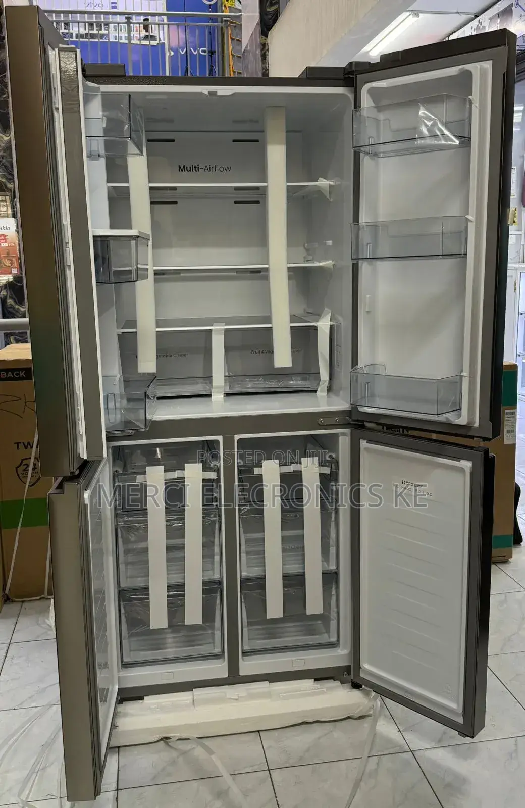 Hisense 4 Door Fridge 470l Ref470dr