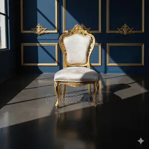 Luxury Gold King Louis Chair for Events