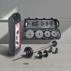 Cast Iron 50kg Adjustable Dumbbell Weight Set With Casing
