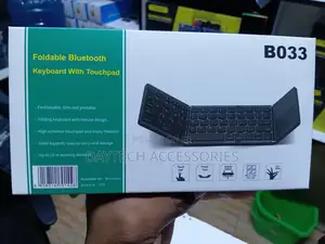 This Is a B033 Foldable Bluetooth Keyboard With Touchpad.