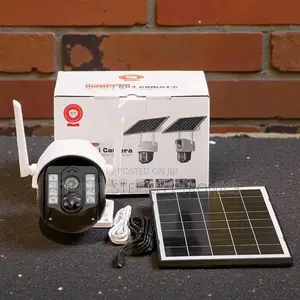 8w Solar Panel 4g PTZ Solar Camera Outdoor Security With Pir Sensor
