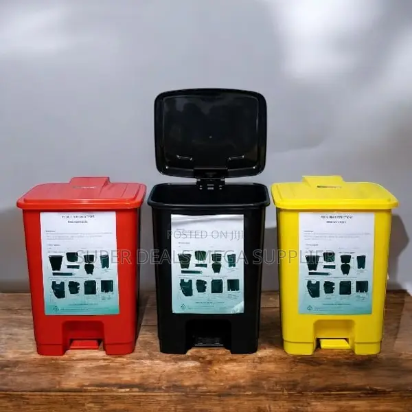 30 Litres Step Pedal Waste Bin With Compact Footprint for Clinics