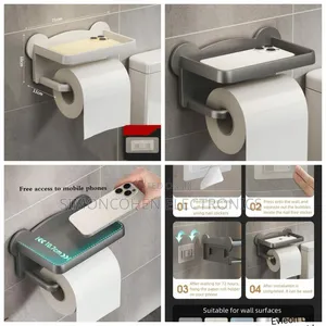 Punch Free Toilet Tissue Holder