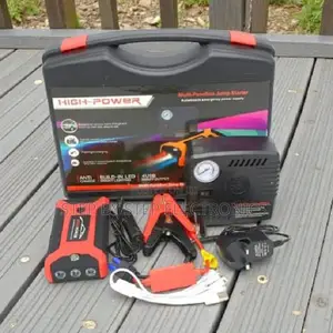 Heavy Duty High Power 99800mah Jump Starter Air Compressor Pump