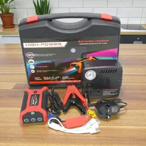 Long Term Reliability 99800mah Jump Starter Air Compressor Pump