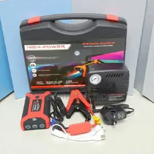 Stable Performance 99800mah Jump Starter Air Compressor Pump