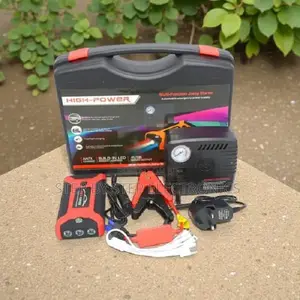 Low Power Consumption 99800mah Jump Starter Air Compressor Pump