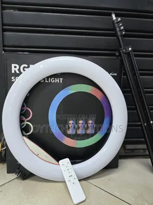 18 Inches Commercial Multi-Colour Ring Light With Tripod Stand
