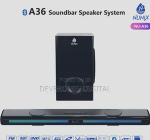 Nunix A36 Soundbar Speaker System