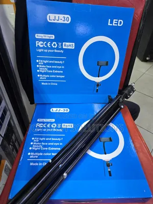 12-Inch Led Ring Fill Light With Tripod Stand and Phone Holder