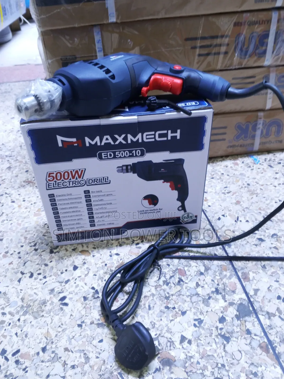 Corded Maxmech Drill 500w