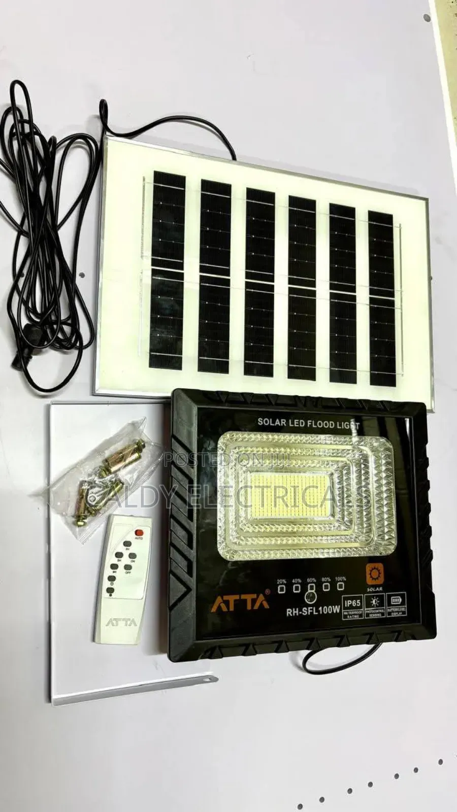 100watts Atta Solar Led Flood Light