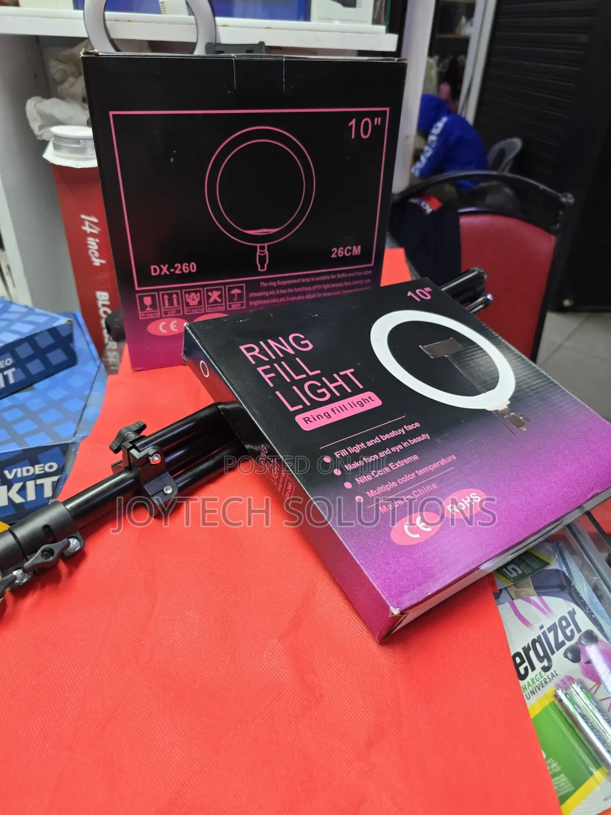 Professional 10inch Ringlight Plus 2m Adjustable Tripod Stand