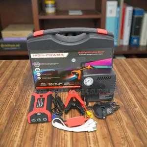 12v 99800mah Emergency Car Jump Starter With Built In Tire Inflator