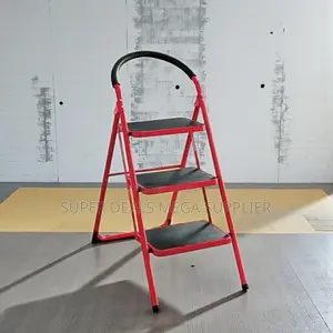 Foldable Aluminum Compact Design Home Use 3 Step Ladder Stepladder
