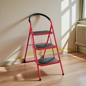 Compact Design Space Efficient Aluminum 3 Step Ladder Stepladder