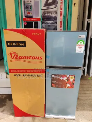 Ramtons Fridge Double Fridge 128litres