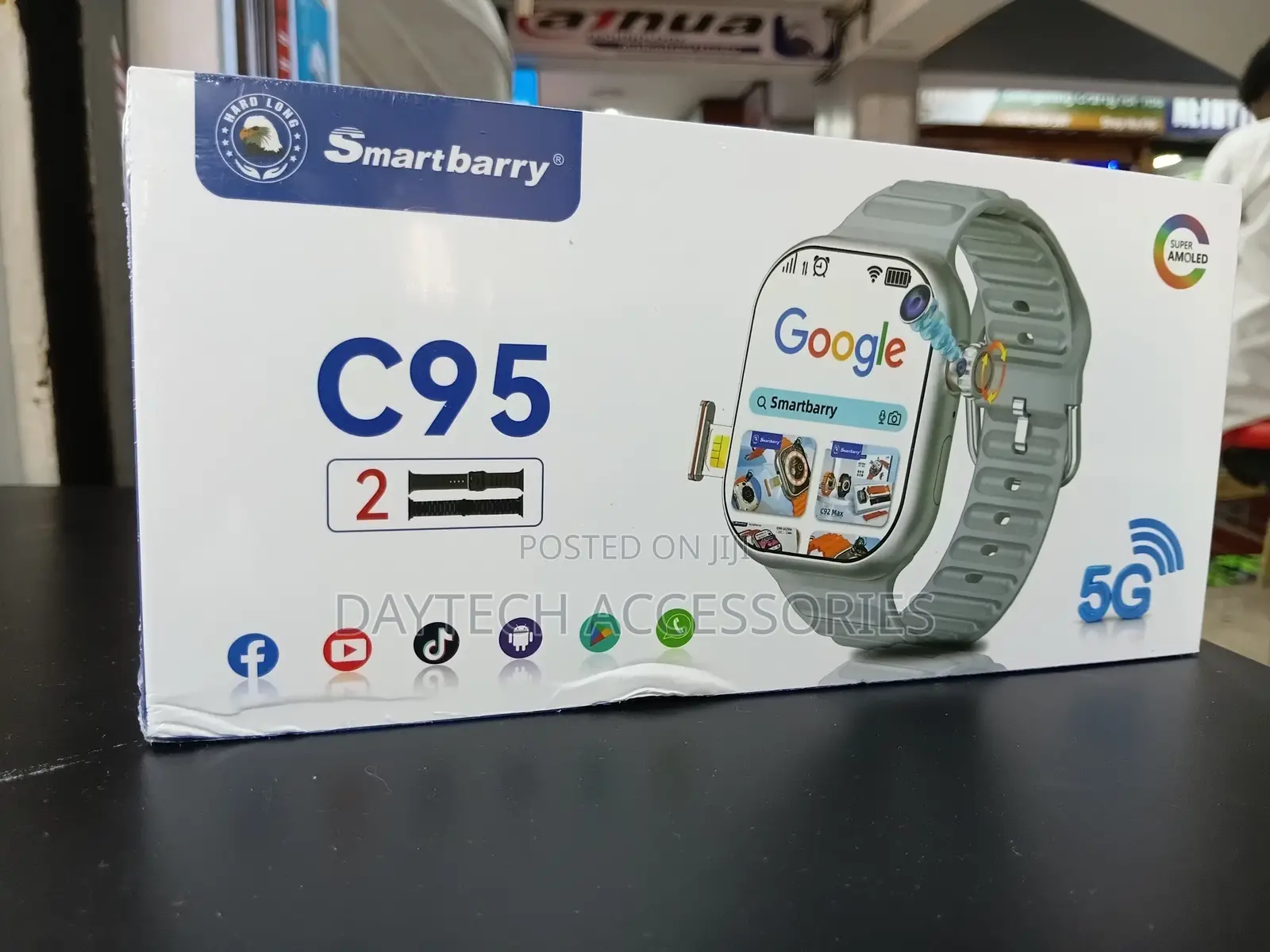 This Is a Smartbarry C95 5g Android Smartwatch.