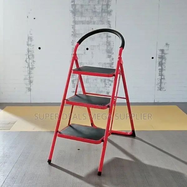 Non Slip Aluminum Stable Performance 3 Step Ladder Stepladder