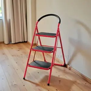 Foldable Aluminum Top Quality Household 3 Step Ladder Stepladder