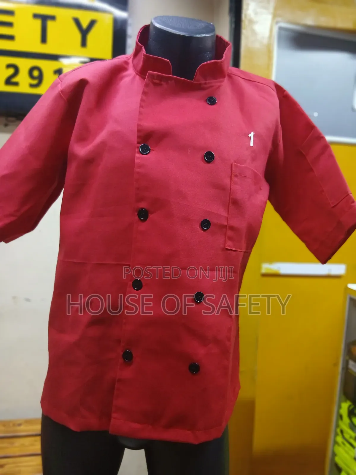 Tetrex Red Chef Coat