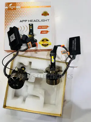 H4 Headlights With a Mobile App for Changing Colours-Multi Colour Bulb
