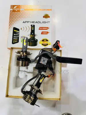 H4 Headlights With a Mobile App for Changing Colours – Stylish