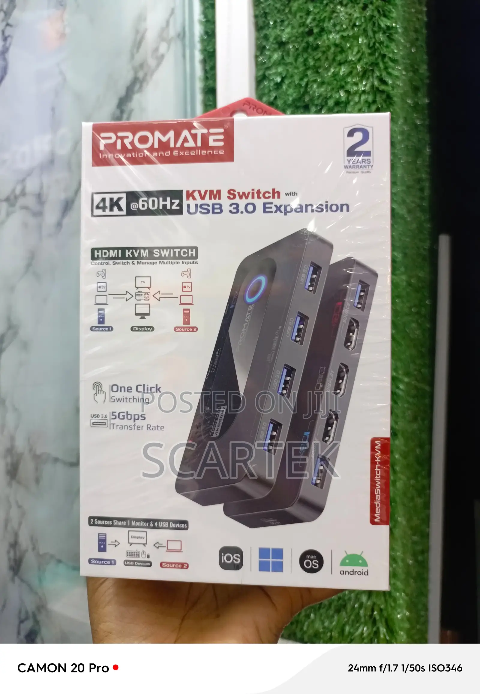 Kvm Switch With Usb 3.0 Expansion