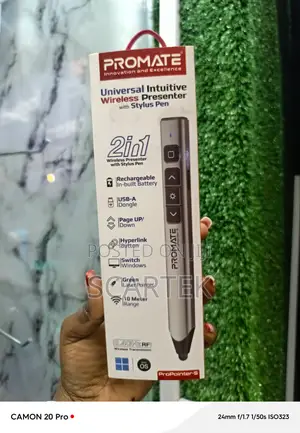 Universal Intuitive Wireless Presenter With Stylus Pen