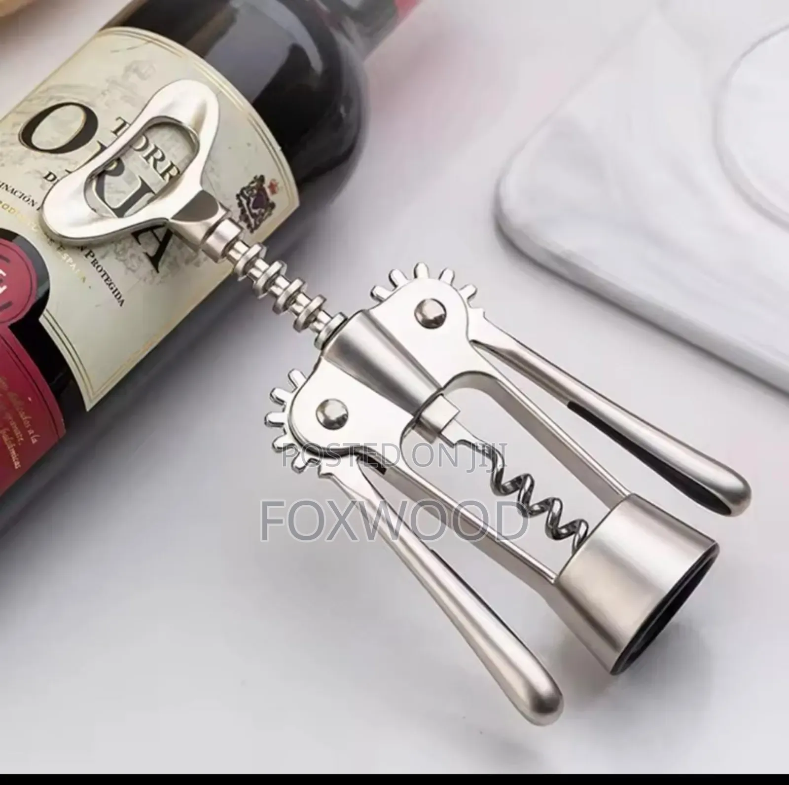 2 in 1 Wine Bottle Cork Puller and Bottle Opener