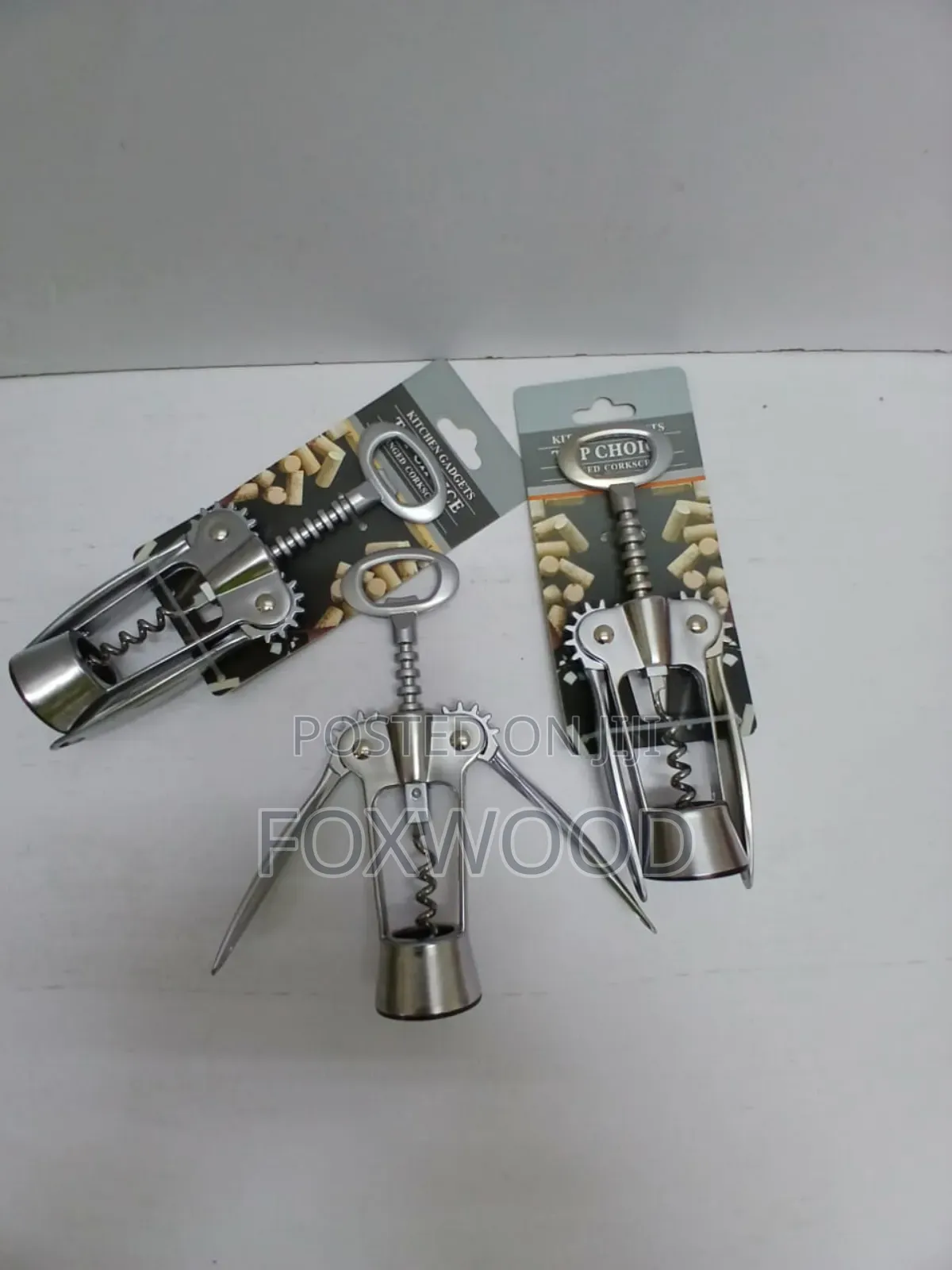 2 in 1 Wine Bottle Cork Puller and Bottle Opener