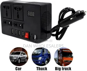 Car Power Inverter With 4 Usb