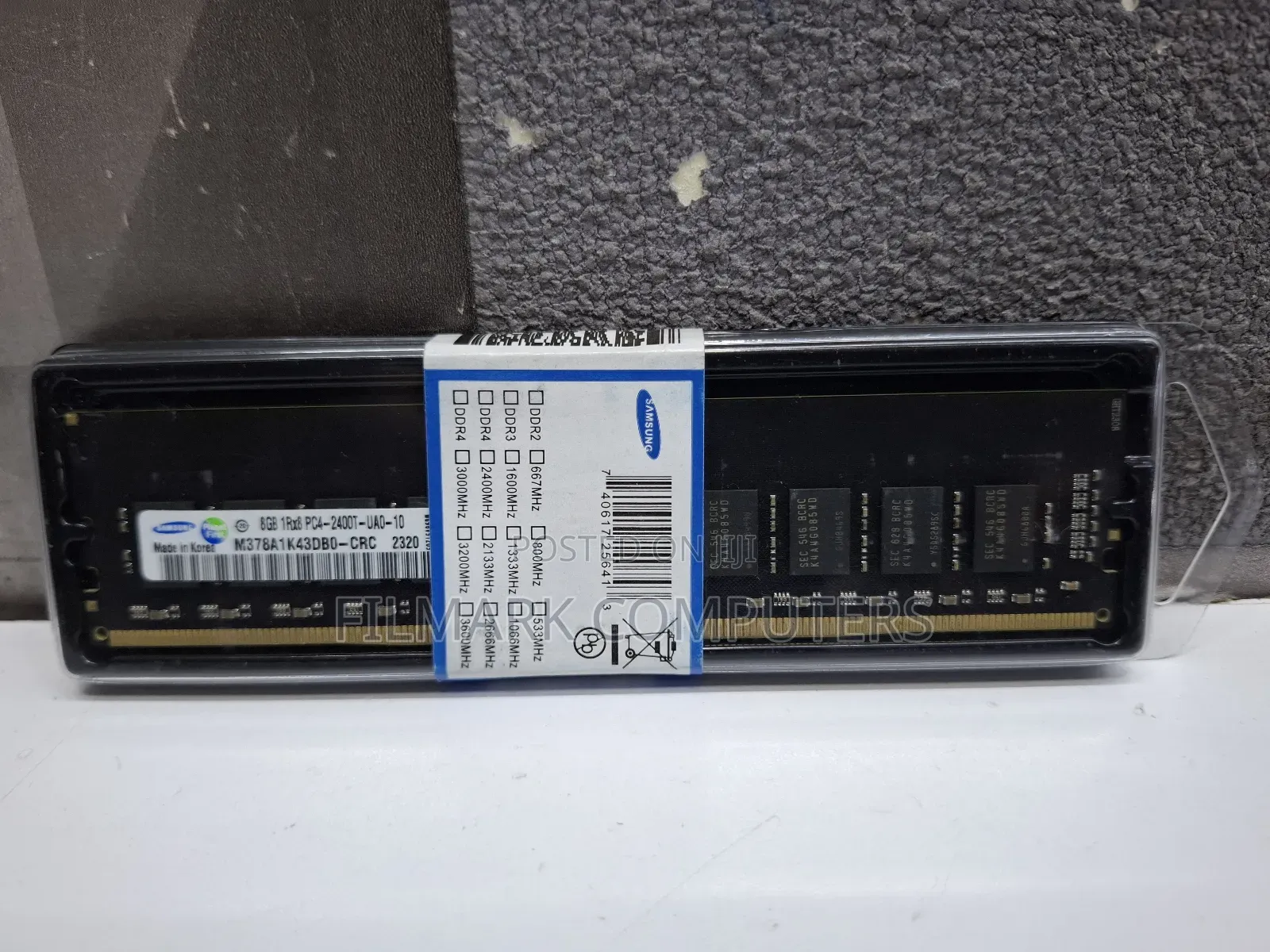 Samsung Desktop Ram 8gb 1rx8 Pc4-2400t-Ua0-10