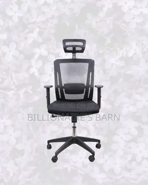 Ergonomic Mesh Task Chair for Work • Adjustable Headrest Support