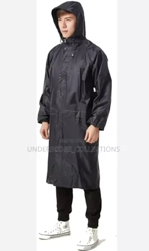 Black and Navy Blue Raincoats