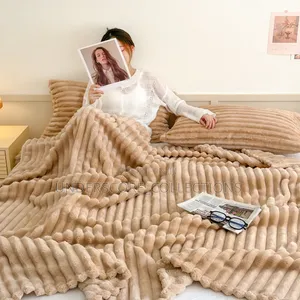 Heavy Warm Fleece Throw Blankets