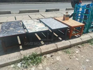 MDF Coffee Tables With Marble-Effect Tops