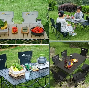 Garden Folding Table and 4 Chairs