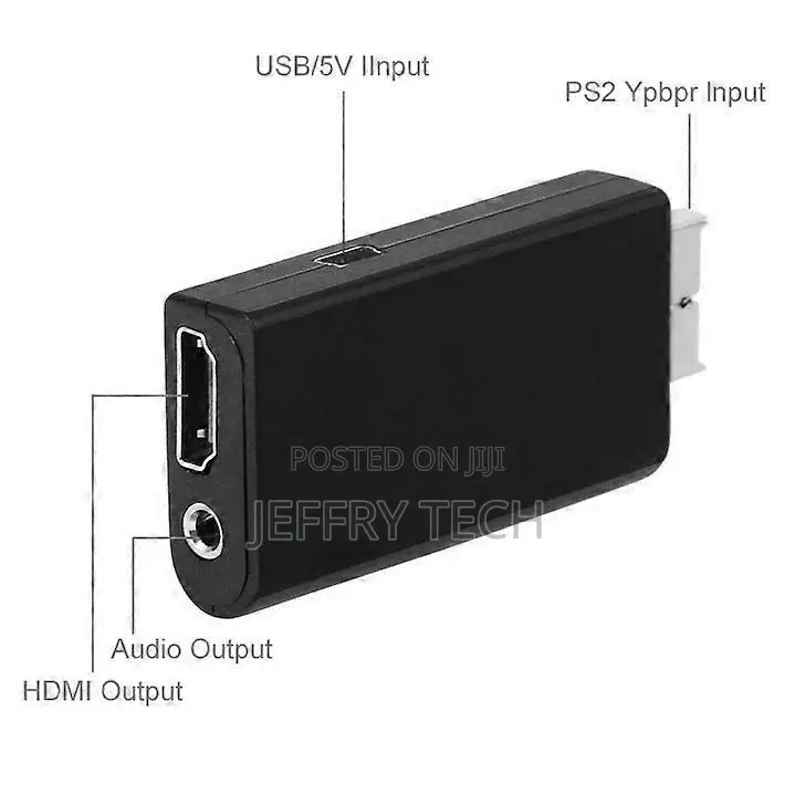 Mini Ps2 to Hdmi Box Audio Video Digital Converter Adapter