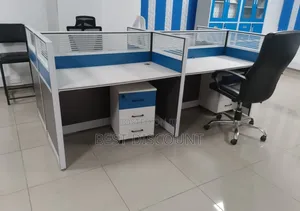 Executive Office Desk 4 -Way Workstation