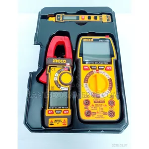 Ingco Voltage Tester Multimeter Clamp Meter, 3 Pieces, Model Cos24067