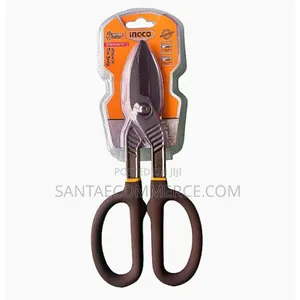 Ingco Hts0410 10-Inch Tin Cutting Shears, Brown, Steel